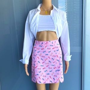 Candy Cane Vintage Cotton Skirt